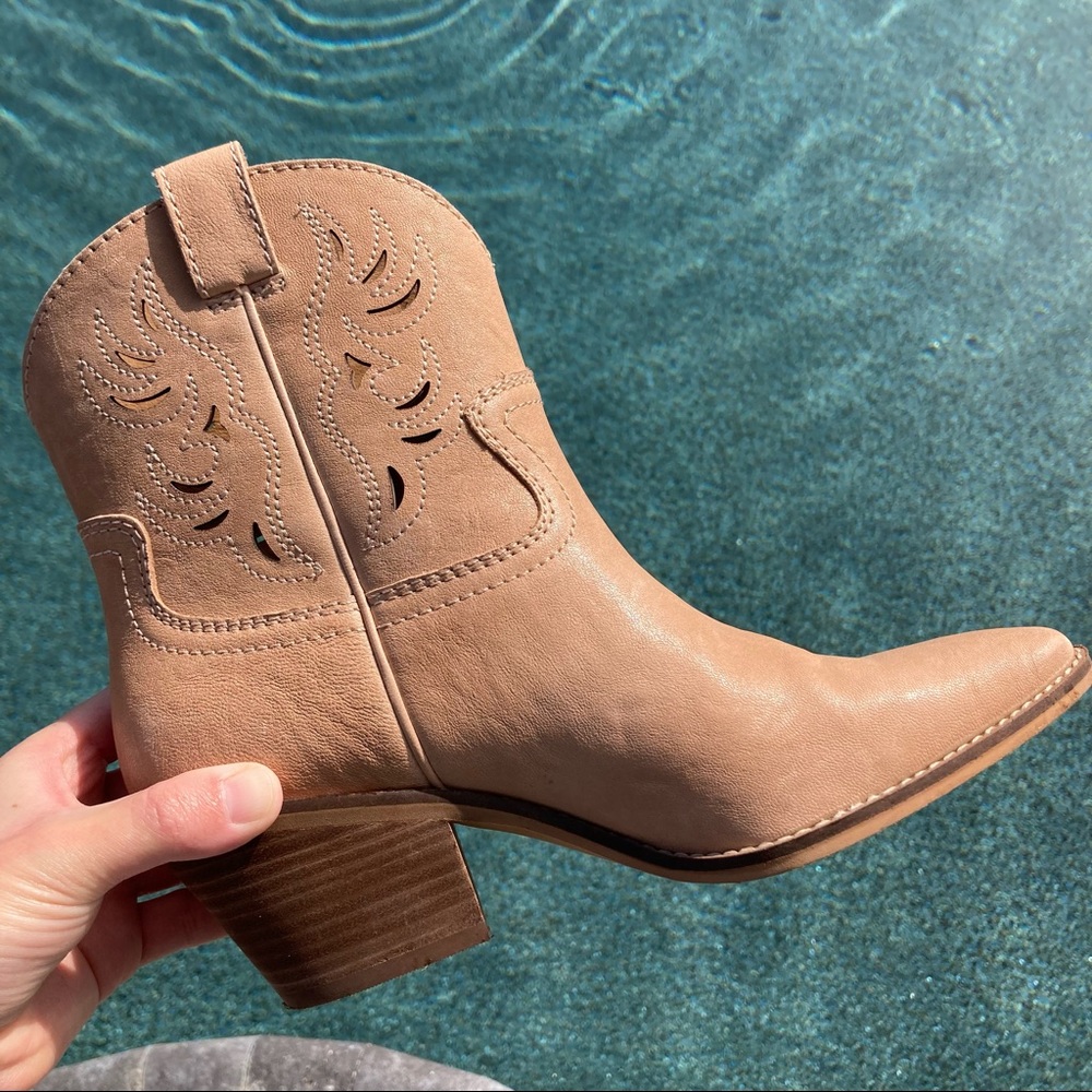 Lucky Brand Western Ankle Boots
